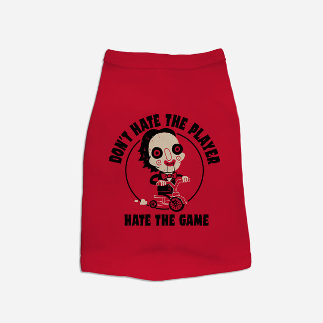 Hate The Game-dog basic pet tank-DinoMike