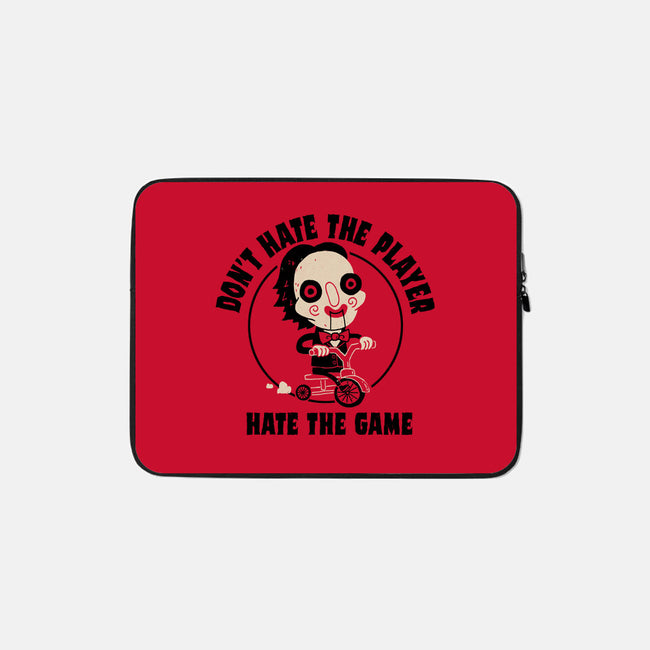 Hate The Game-none zippered laptop sleeve-DinoMike