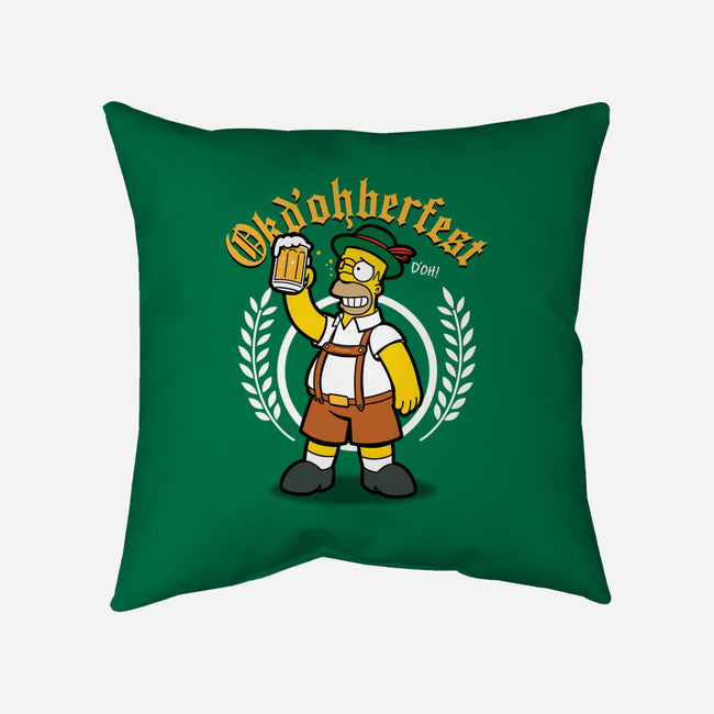 Okd'ohberfest-none removable cover throw pillow-Boggs Nicolas
