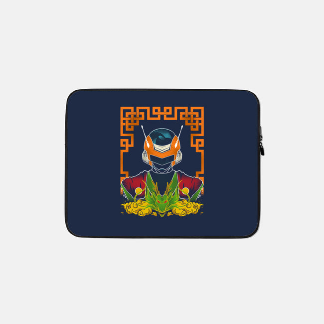 Great Saiyanman-none zippered laptop sleeve-RamenBoy