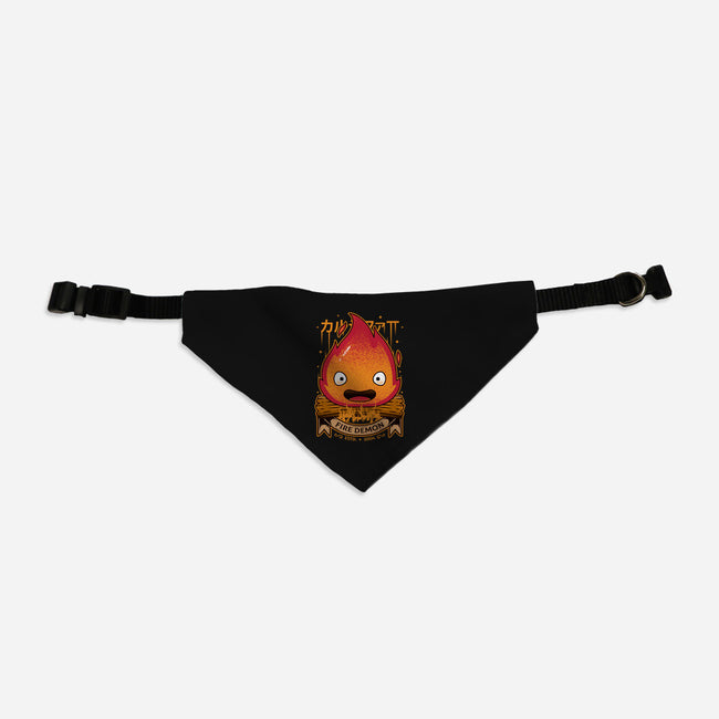 A Fire Demon-cat adjustable pet collar-Alundrart