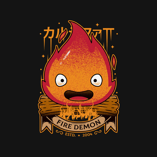 A Fire Demon-none dot grid notebook-Alundrart