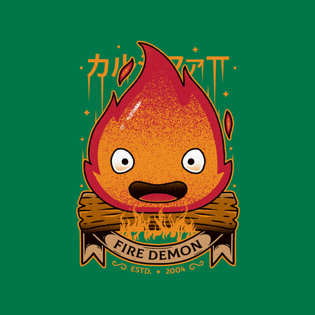 A Fire Demon-none removable cover w insert throw pillow-Alundrart