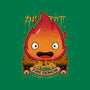 A Fire Demon-none beach towel-Alundrart