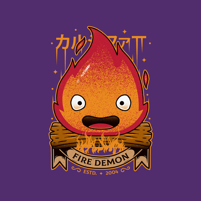 A Fire Demon-none removable cover w insert throw pillow-Alundrart