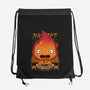 A Fire Demon-none drawstring bag-Alundrart