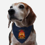 A Fire Demon-dog adjustable pet collar-Alundrart