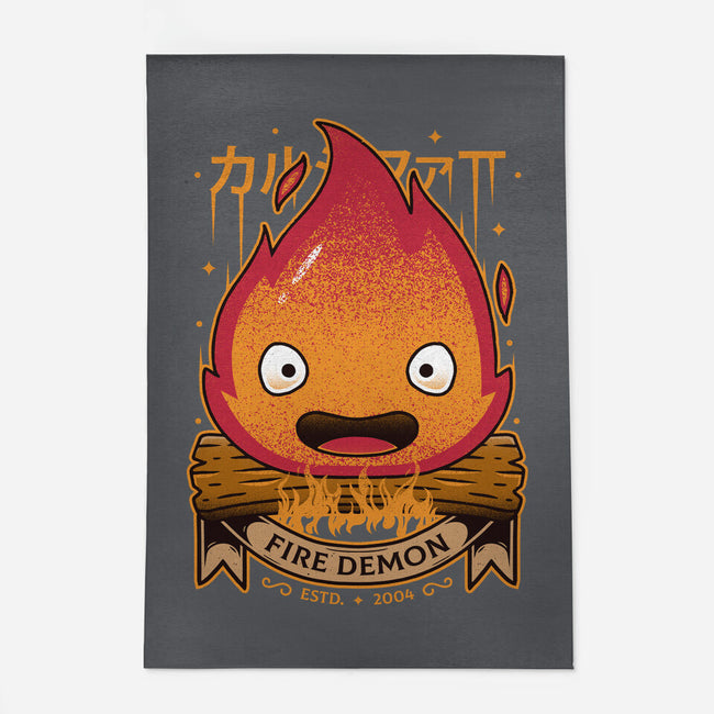 A Fire Demon-none indoor rug-Alundrart