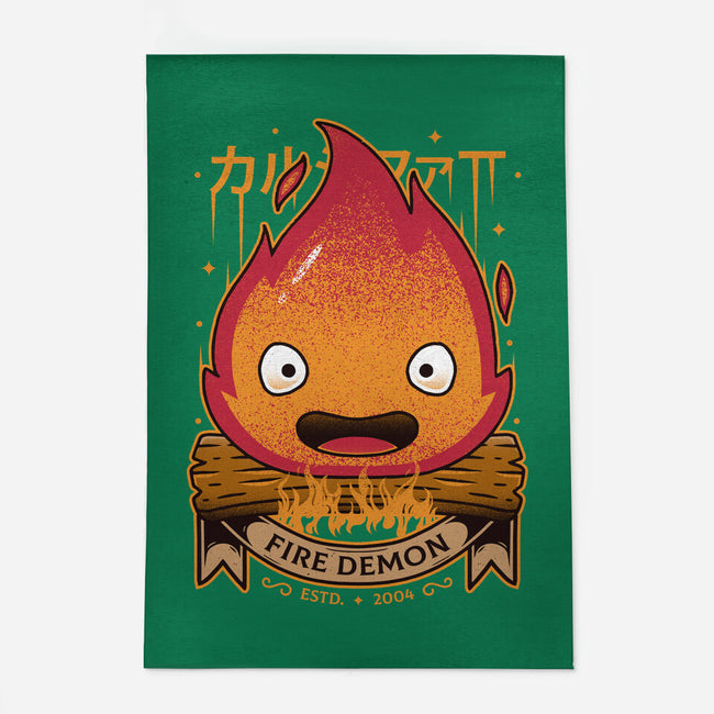 A Fire Demon-none indoor rug-Alundrart