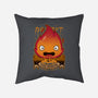 A Fire Demon-none removable cover w insert throw pillow-Alundrart