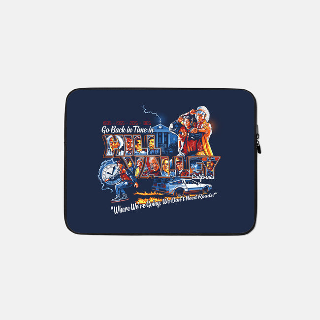 Go Back In Time-none zippered laptop sleeve-goodidearyan