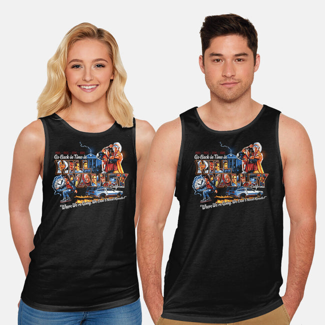 Go Back In Time-unisex basic tank-goodidearyan