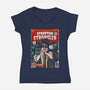 Scranton Strangler-womens v-neck tee-daobiwan