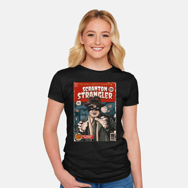 Scranton Strangler-womens fitted tee-daobiwan