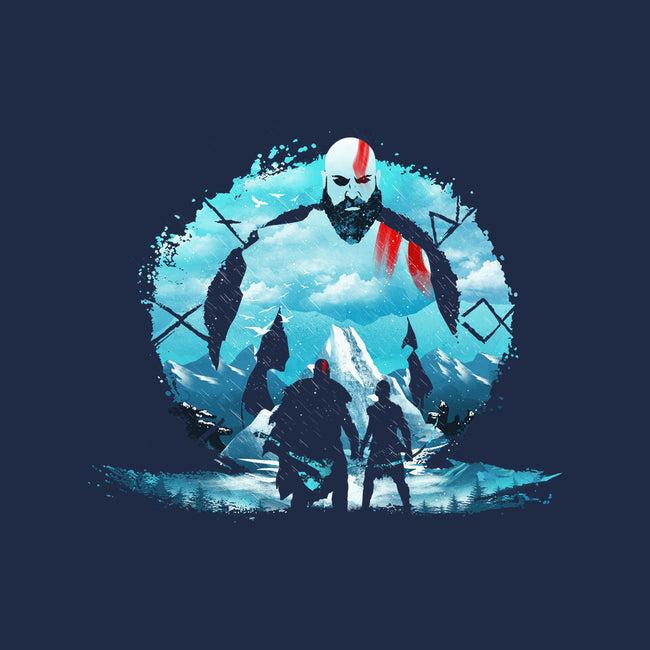 Kratos Landscape-womens fitted tee-dandingeroz