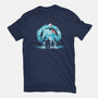 Kratos Landscape-womens fitted tee-dandingeroz
