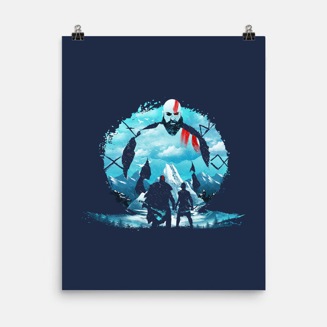 Kratos Landscape-none matte poster-dandingeroz