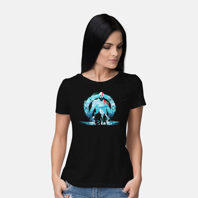 Kratos Landscape-womens basic tee-dandingeroz