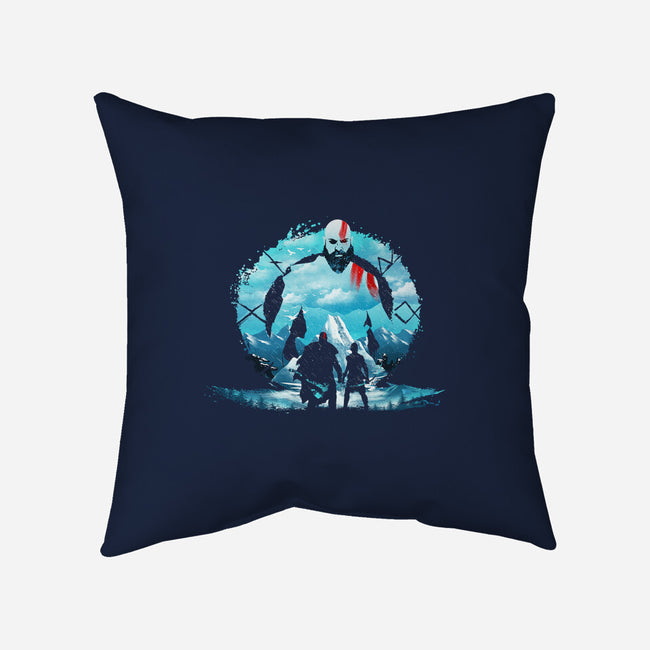 Kratos Landscape-none removable cover w insert throw pillow-dandingeroz