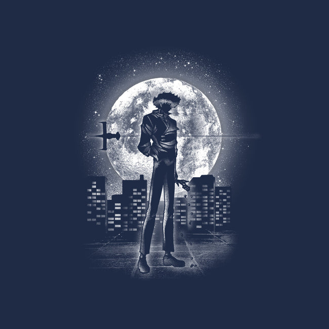 Moonlight Cowboy-none polyester shower curtain-fanfreak1