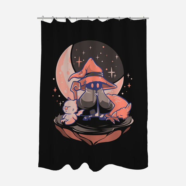Nightfall Mage-none polyester shower curtain-eduely