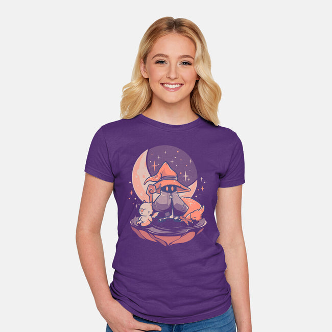Nightfall Mage-womens fitted tee-eduely