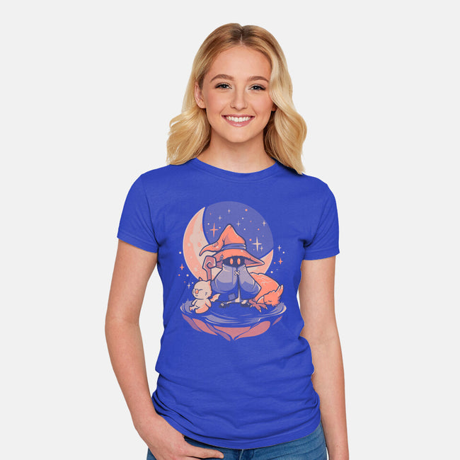 Nightfall Mage-womens fitted tee-eduely