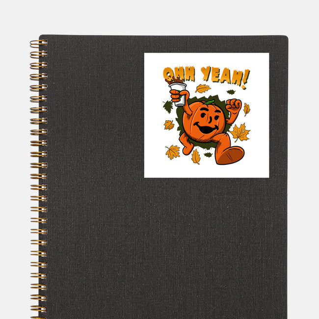 Pumpkin Spice Man-none glossy sticker-Paul Simic