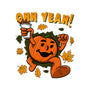 Pumpkin Spice Man-none removable cover w insert throw pillow-Paul Simic