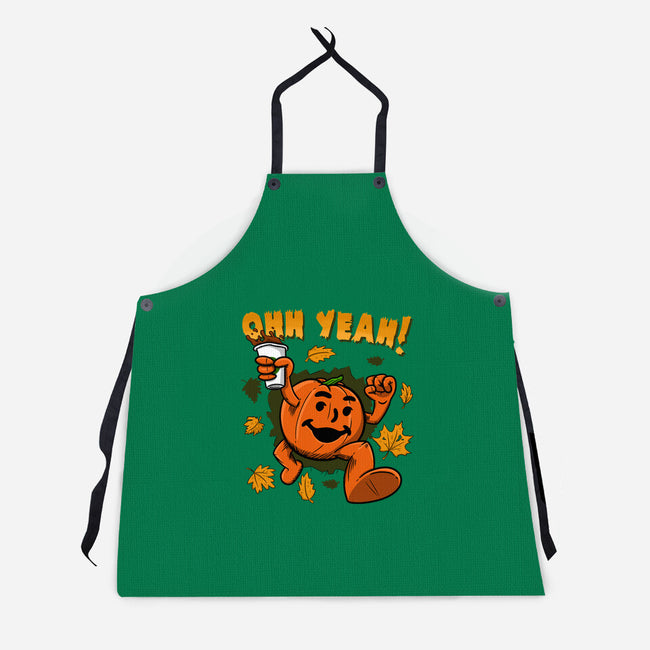 Pumpkin Spice Man-unisex kitchen apron-Paul Simic