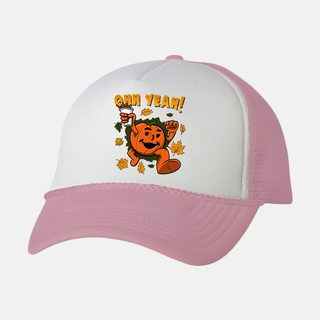 Pumpkin Spice Man-unisex trucker hat-Paul Simic