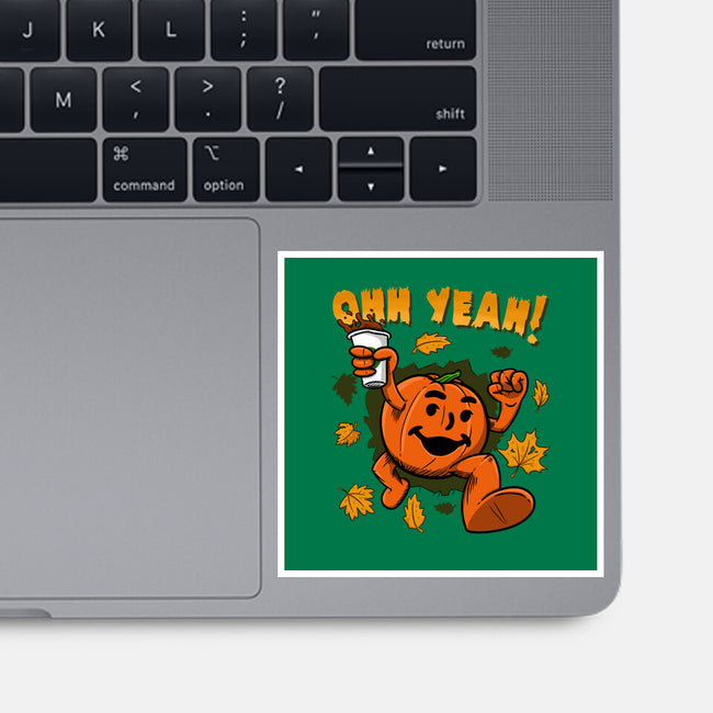 Pumpkin Spice Man-none glossy sticker-Paul Simic