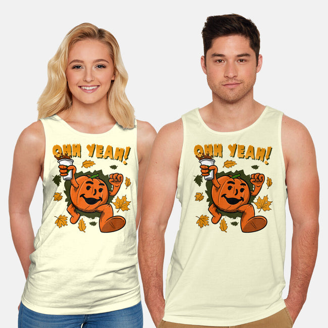 Pumpkin Spice Man-unisex basic tank-Paul Simic