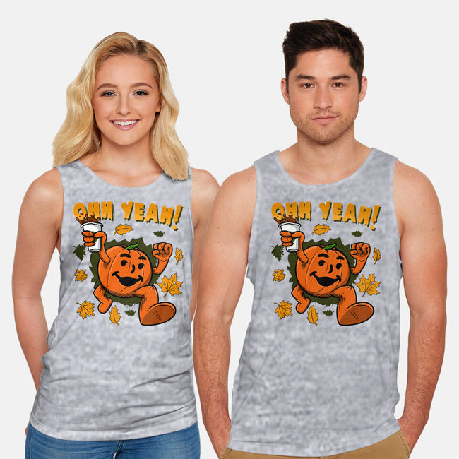 Pumpkin Spice Man-unisex basic tank-Paul Simic