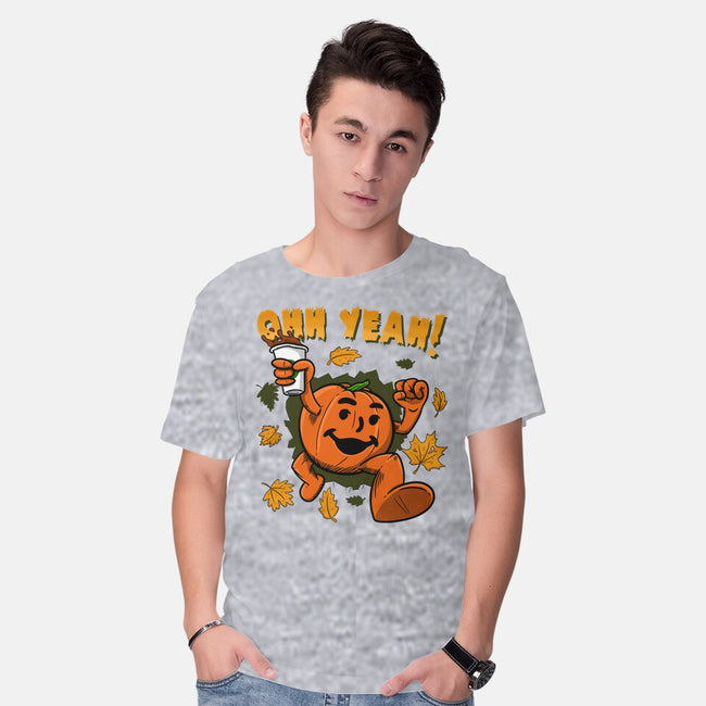 Pumpkin Spice Man-mens basic tee-Paul Simic