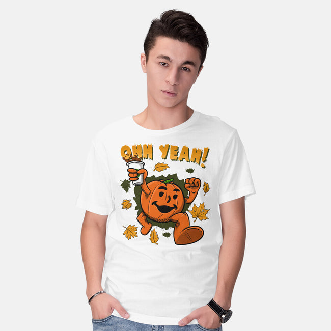 Pumpkin Spice Man-mens basic tee-Paul Simic