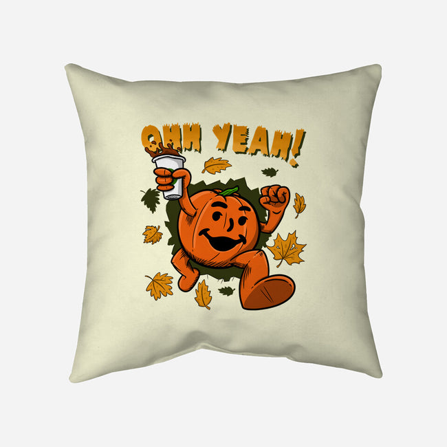 Pumpkin Spice Man-none removable cover throw pillow-Paul Simic