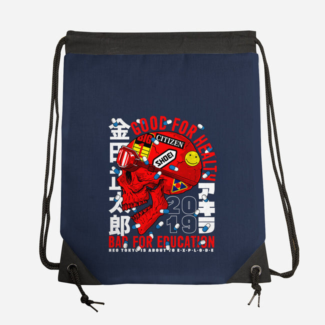 The Capsules Leader-none drawstring bag-krobilad