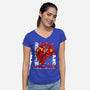 The Capsules Leader-womens v-neck tee-krobilad