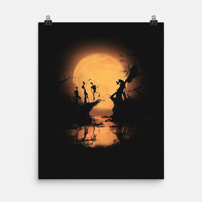 Hallows In Moonlight-none matte poster-fanfabio