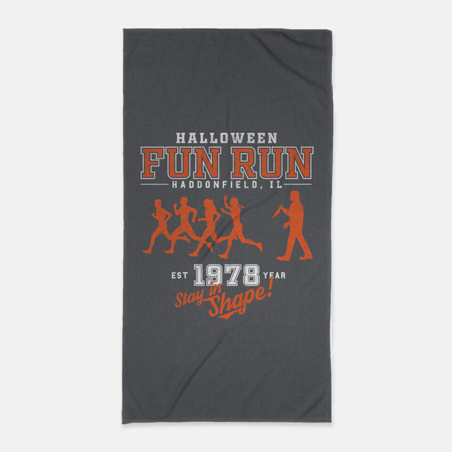 Halloween Fun Run-none beach towel-krobilad