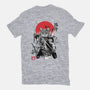 Catsumoto Meowsashi-womens fitted tee-DrMonekers