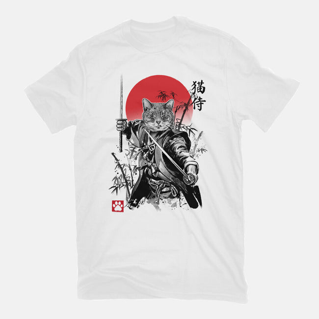 Catsumoto Meowsashi-unisex basic tee-DrMonekers