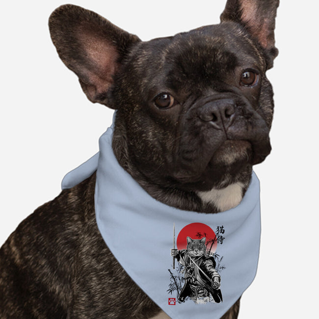 Catsumoto Meowsashi-dog bandana pet collar-DrMonekers