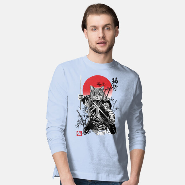 Catsumoto Meowsashi-mens long sleeved tee-DrMonekers