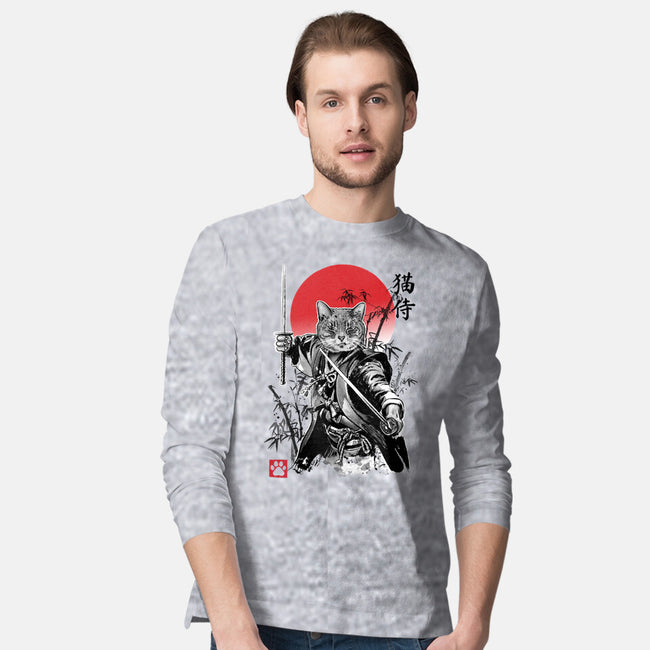 Catsumoto Meowsashi-mens long sleeved tee-DrMonekers