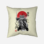 Catsumoto Meowsashi-none removable cover throw pillow-DrMonekers