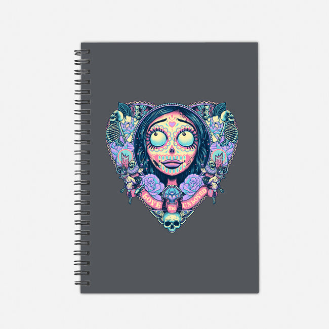 The Lovely Bride-none dot grid notebook-glitchygorilla