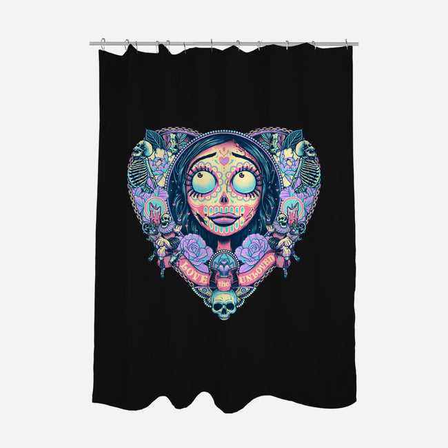 The Lovely Bride-none polyester shower curtain-glitchygorilla
