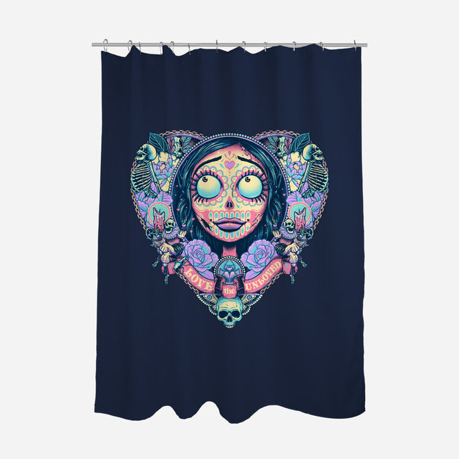 The Lovely Bride-none polyester shower curtain-glitchygorilla